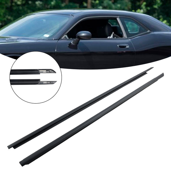 Dodge Challenger 2008-2017 2 stuks voordeur raamriem tochtstrip 55399123AG 55399122AG