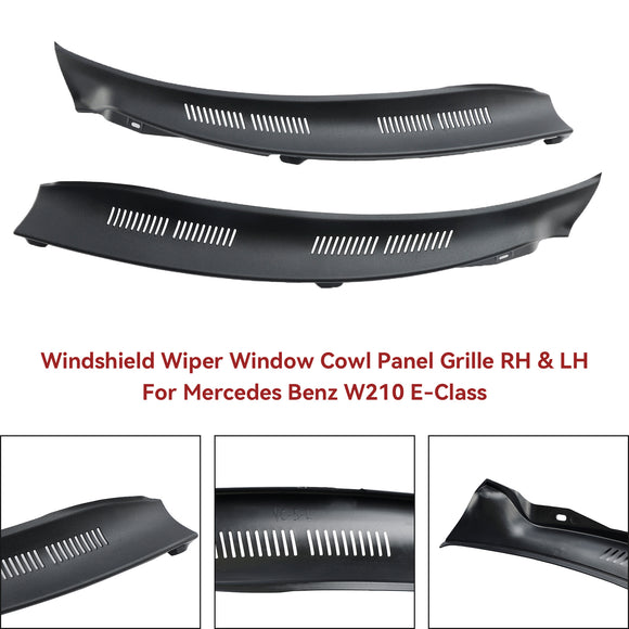 Wycieraczka szyby przedniej Panel osłony szyby Kratka prawa &  LH 2108311058 2108310958 Dla Mercedesa Benz W210 Klasa E 1996-2003