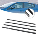 4PCS Outside Window Moulding Weatherstrip For Honda Insight 2010-2014-1
