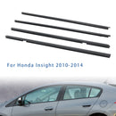 4PCS Outside Window Moulding Weatherstrip For Honda Insight 2010-2014-4