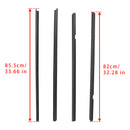 4PCS Outside Window Moulding Weatherstrip For Honda Insight 2010-2014-2