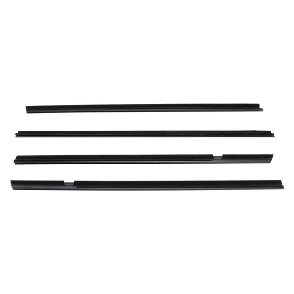 4PCS Outside Window Moulding Weatherstrip For Honda Insight 2010-2014