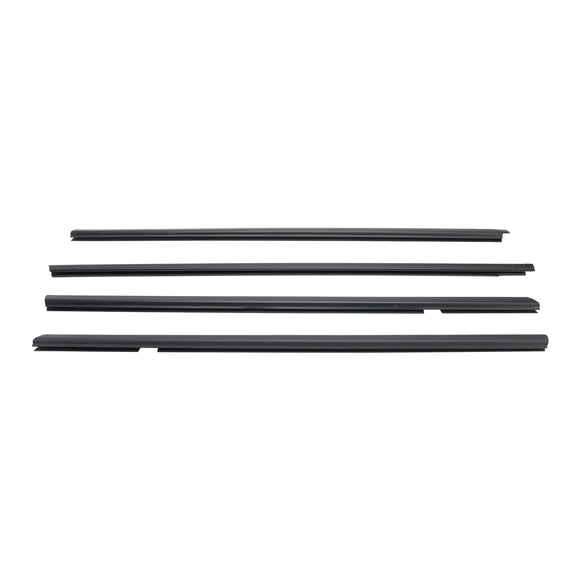 4PCS Outside Window Moulding Weatherstrip For Honda Insight 2010-2014