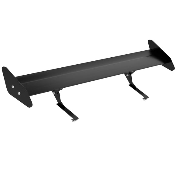 Alerón trasero de aluminio ajustable para maletero, alerón de carreras Universal, color negro, 14#