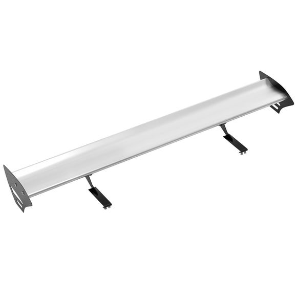 Universal Hatch Adjustable Aluminum GT Rear Trunk Wing Racing Spoiler Silver 15#