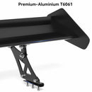 Universal Adjustable Lightweight GT Aluminum Rear Trunk Wing Racing Spoiler-13