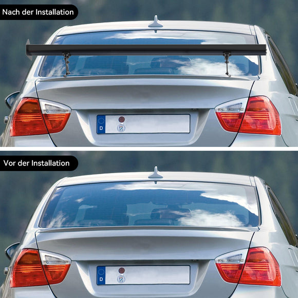 Universal Adjustable Lightweight GT Aluminum Rear Trunk Wing Racing Spoiler