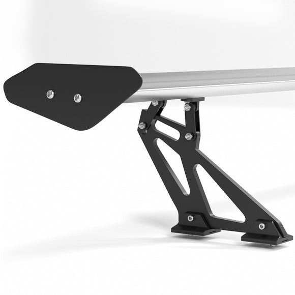 Universal Limousine Aluminium GT Heckspoiler Flügel Racing Spoiler mit rotem Licht S #E1