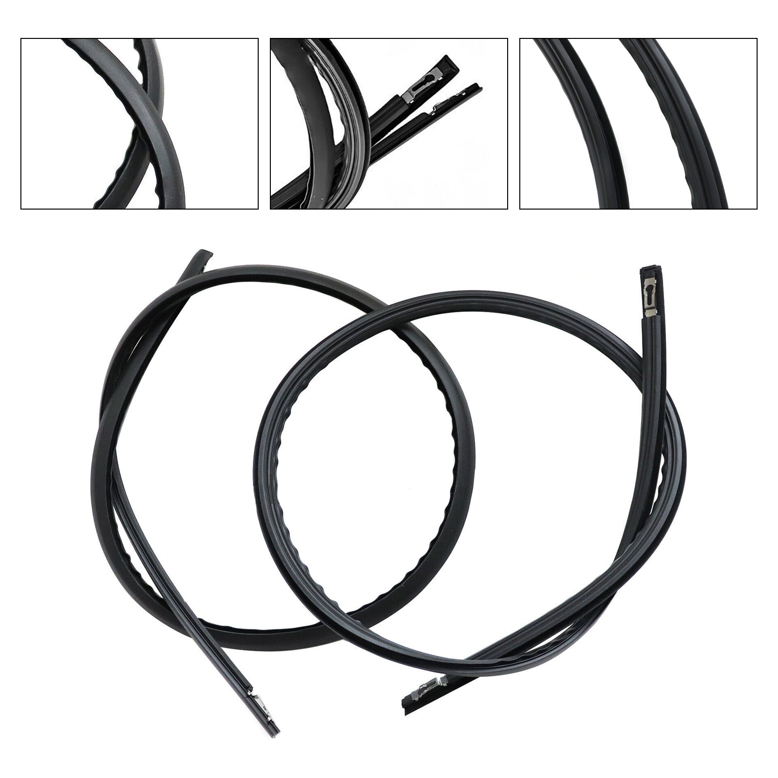 2pcs L+R Door Roof Side Molding 74306-S03-003 74316-S03-003 For