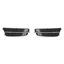 2017-2018 Audi A6 C7 Standard Lower Black Grille Front Bumper Fog Light Cover Grill 4G0807681AN 4G0807682AN-3