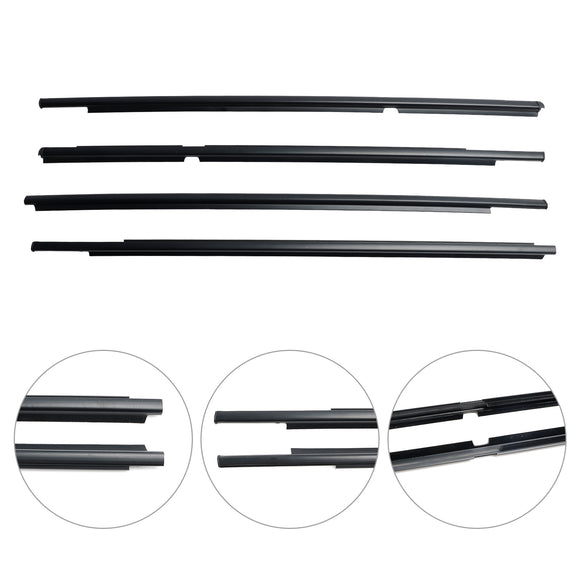 4 kpl ulko-oven lasin säälistalista Toyota Yaris/Vitz 2005-2010