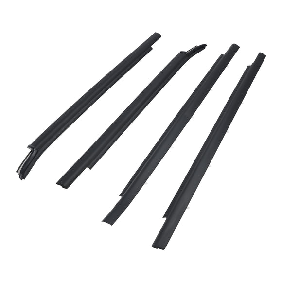 Toyota Tundra Double Cab 2000-2006 4pcs Weatherstrip Outer Lower Window 75720-0C010 75710-0C010