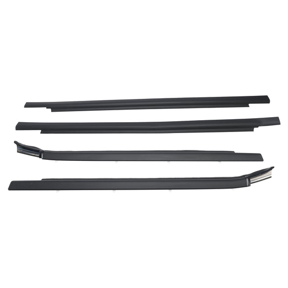 Toyota Tundra Double Cab 2000-2006 4pcs Weatherstrip Outer Lower Window 75720-0C010 75710-0C010