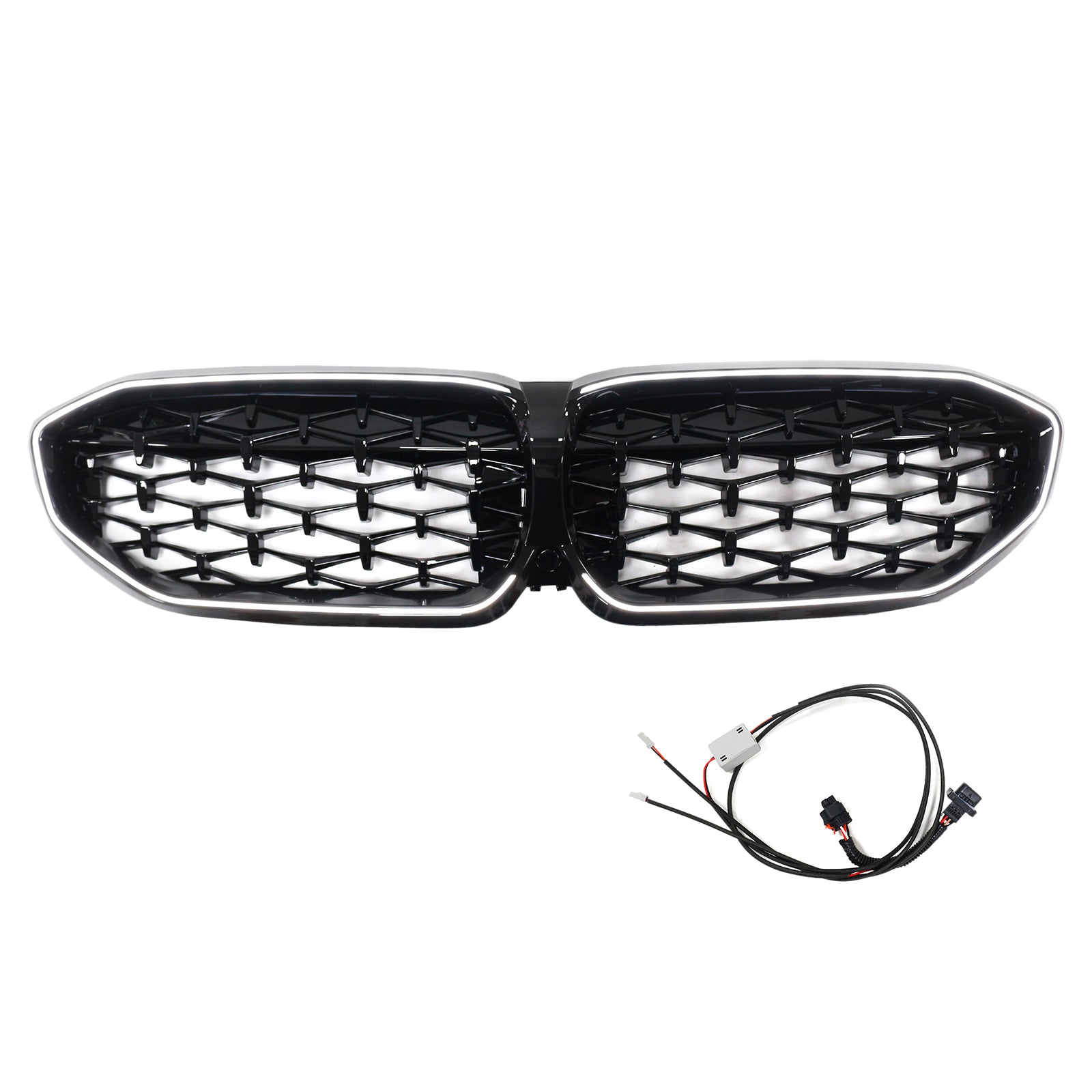 Black Diamond Kidney Grille Grill 51138072085 Fit BMW 3 Series G20 2019-2022