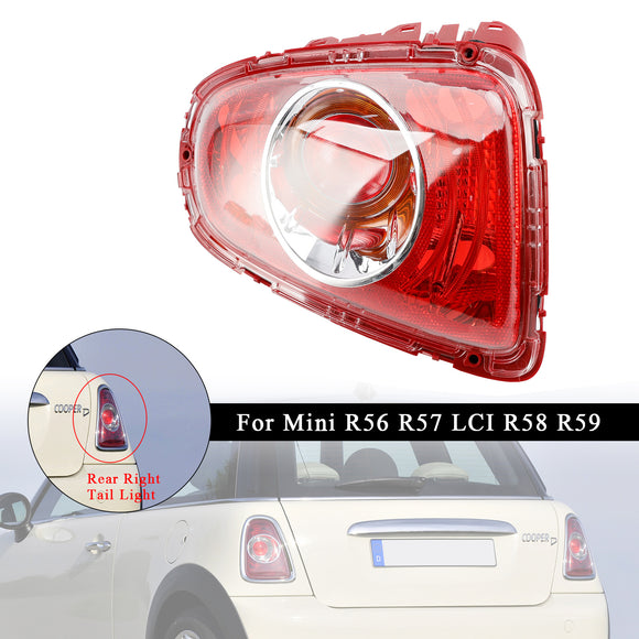 Rear Right Tail Light 63217255910 For Mini R56 R57 LCI R58 R59