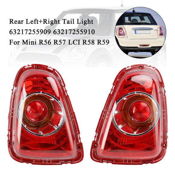 Feu arrière L + R 63217255909 63217255910 pour Mini R56 R57 LCI R58 R59