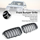 Gloss Black Front Bumper Kidney Grill Grille Fit BMW X3 X4 F25 F26 2014-2017-1