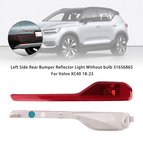 Linkerkant achterbumperreflectorlicht zonder lamp 31656865 voor Volvo XC40 18-23