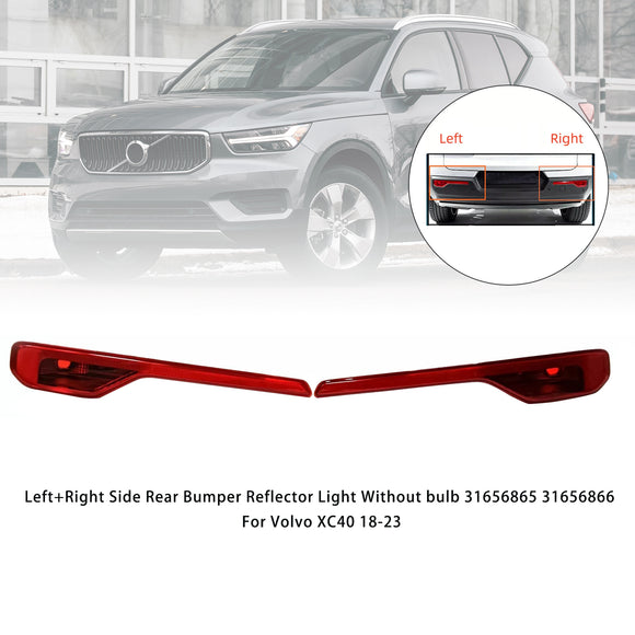 Links + Rechts Achterbumper Reflector Licht Zonder lamp 31656865/66 Voor Volvo XC40