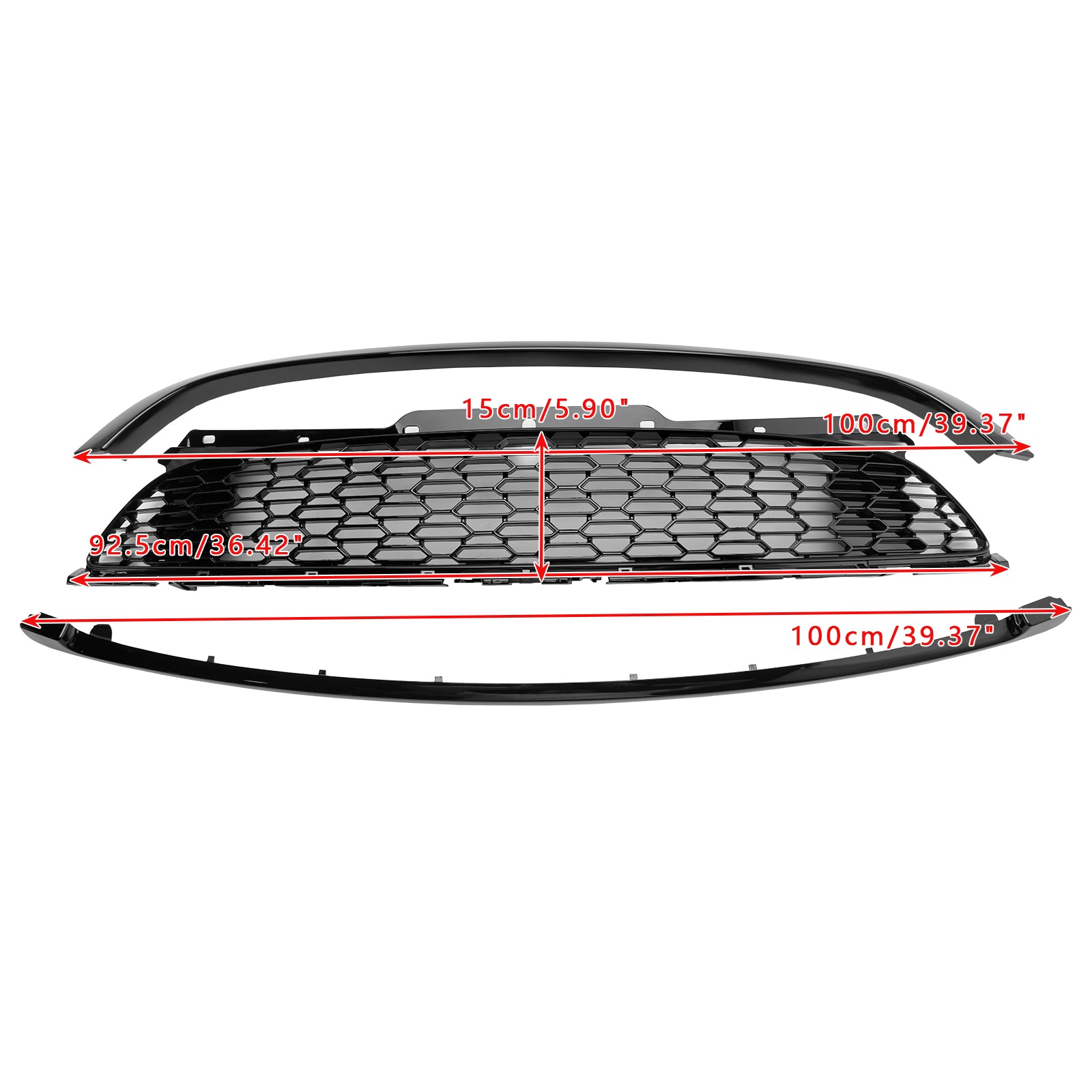 Mini Cooper S R55 R56 R57 R58 R59 2007-2015 JCW Style 3PCS Gloss