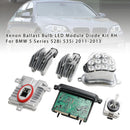 Kit de diodo de módulo LED de bombilla de balasto de xenón RH para BMW serie 5 528i 535i 2011-2013-2