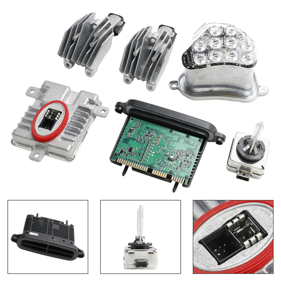 Kit de diodo de módulo LED de bombilla de balasto de xenón RH para BMW serie 5 528i 535i 2011-2013