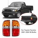 2 Stück Rückleuchten für Toyota Tacoma 2001–2004 mit Glühbirnen-2