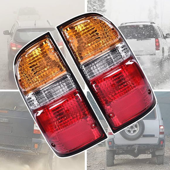 2 Stück Rückleuchten für Toyota Tacoma 2001–2004 mit Glühbirnen