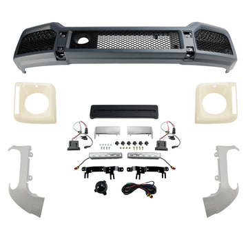 Body Kit Bumper Fit Mercedes W463 G550 G500 2002-2018 Facelift Upgrade To G63 AMG Style - 0