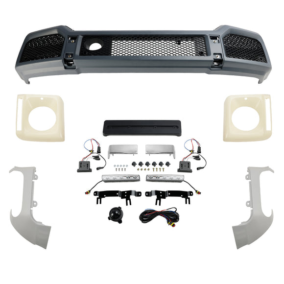 Korisarja puskuriin sopii Mercedes W463 G550 G500 2002-18 Kasvojenkohotus G63 AMG-tyyli