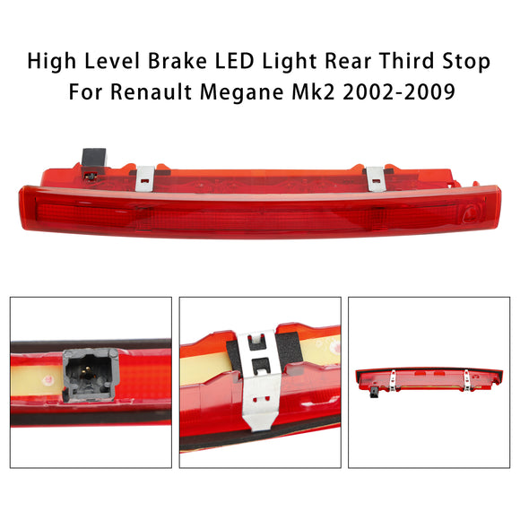 High-Level-Bremse, LED-Licht, dritter Stopp hinten, für Renault Megane Mk2 2002–2009