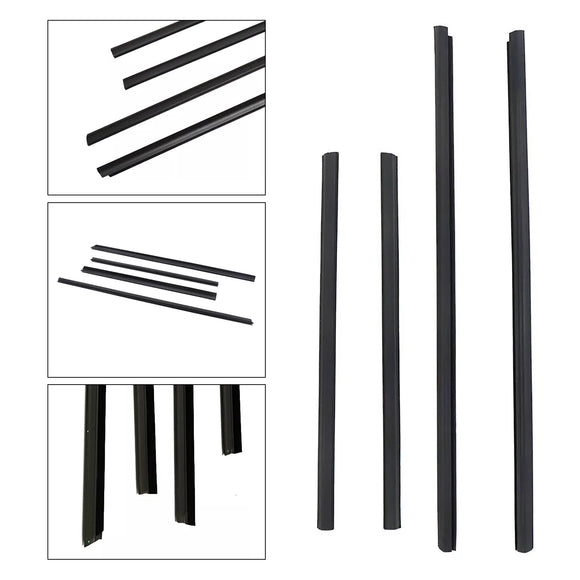 4 Uds. Sello de moldura burlete para cinturón de puerta para Honda Fit Jazz 2008-2013