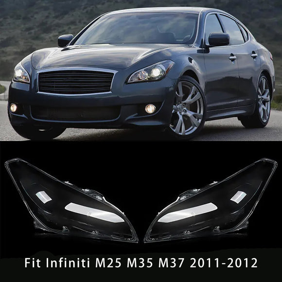 Cubierta transparente para lente de faro delantero, para Infiniti M25 M35 M37 M56 2011-2012