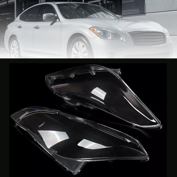 Cubierta transparente para lente de faro delantero, para Infiniti M25 M35 M37 M56 2011-2012