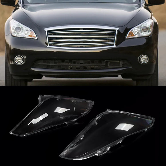 Cubierta transparente para lente de faro delantero, para Infiniti M25 M35 M37 M56 2011-2012