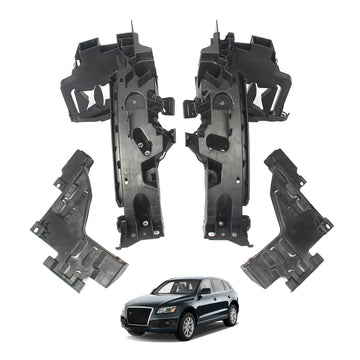 Headlight Mount Support Retainer Plate Bracket Kit For AUDI Q5 2009-2012