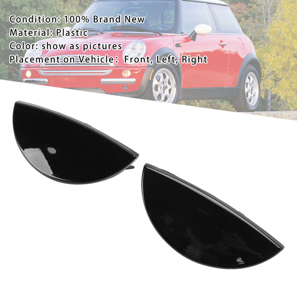 2PCS L+R Headlight Washer Cover 63126922155 63126922156 For Mini Cooper R50 R52 2001-2006