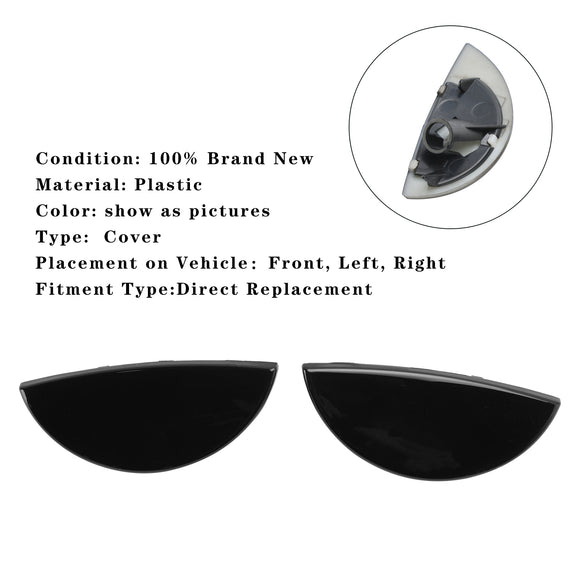 2PCS L+R Headlight Washer Cover 63126922155 63126922156 For Mini Cooper R50 R52 2001-2006