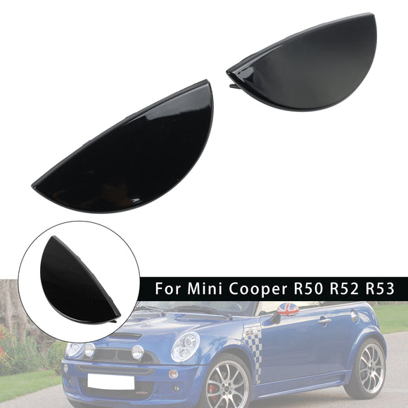 2PCS L+R Headlight Washer Cover 63126922155 63126922156 For Mini Cooper R50 R52 2001-2006