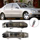Pari sivupeilin LED-suuntavilkkua Benz S:lle W220 CL W215 1999-2003 Harmaa-2