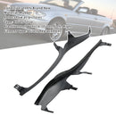 L+R paar bovenste koplampafdekstripset voor BMW 3 E46 COUPE CABRIO LCI-3
