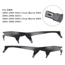L+R paar bovenste koplampafdekstripset voor BMW 3 E46 COUPE CABRIO LCI-4