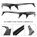 L+R paar bovenste koplampafdekstripset voor BMW 3 E46 COUPE CABRIO LCI-7