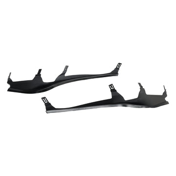 Left+Right Pair Upper Headlight Cover Strip Set For BMW 3 E46 COUPE CABRIO LCI