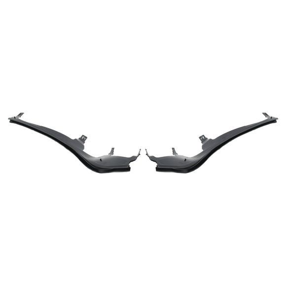 L+R paar bovenste koplampafdekstripset voor BMW 3 E46 COUPE CABRIO LCI