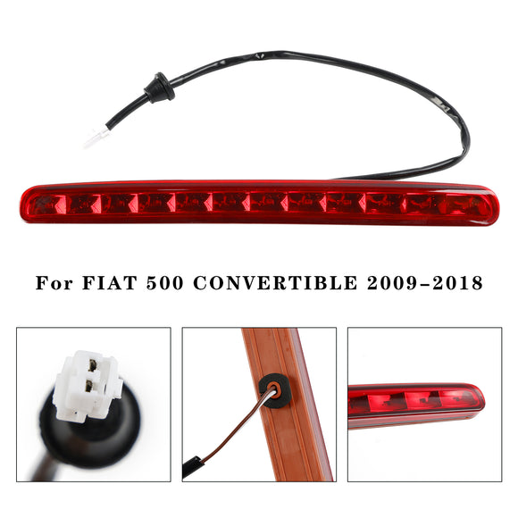 Lámpara de luz de freno trasera de montaje alto para FIAT 500 CONVERTIBLE 2009-2018