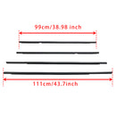 4pcs Weatherstrip Window Seal 72410S5A003 For Honda Civic 2001-2005-2