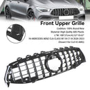 2019-2023 Mercedes Benz CLA-Class W118 C118 CLA180/200/220/250 Front Bumper Grill Gloss Black GTR Style Grill-4
