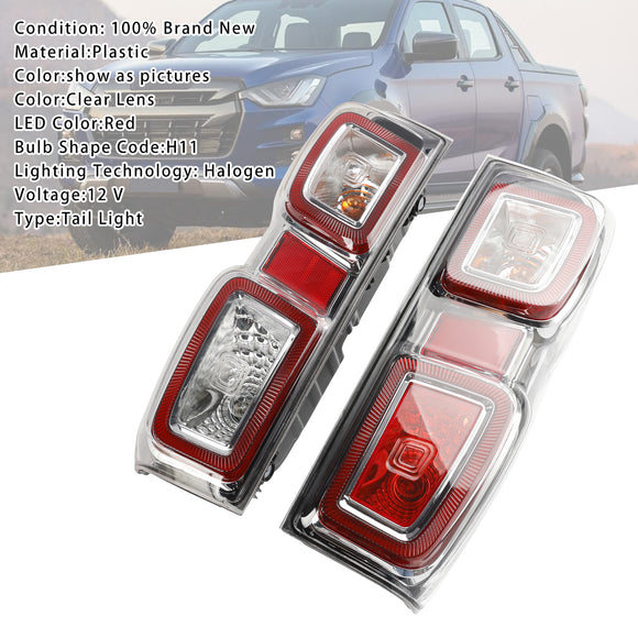 Lámpara de luz trasera LED L+R para camioneta Isuzu D-max 2020-2022 RHD