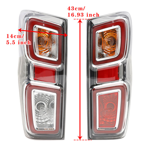 Lámpara de luz trasera LED L+R para camioneta Isuzu D-max 2020-2022 RHD